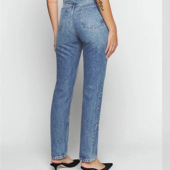Reformation Blue Straight Leg Jeans - Picture 5 of 5
